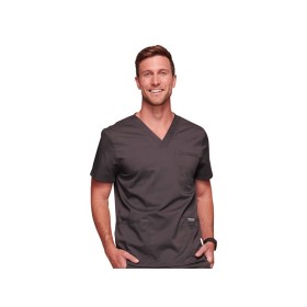 Cherokee revolution v-neck tunic - man m - pewter color