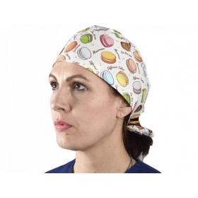 Patterned cap - macarones - m