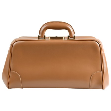 Bolsa de couro da Flórida - castanho
