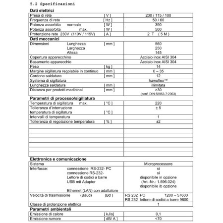 Termosigillatrice automatica a rullo e stampante tecno seal print