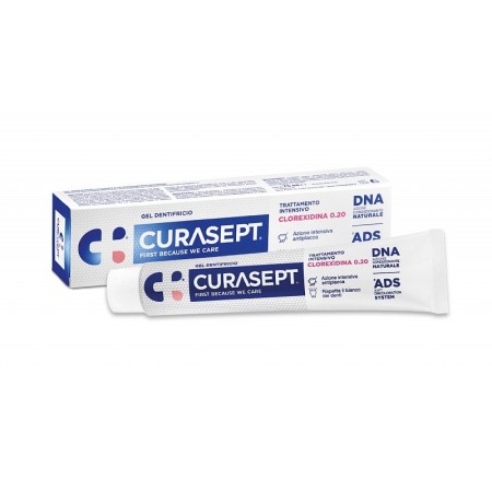 Dentifricio curasept con clorexidina 0,20 - 75 ml. con a.d.s.+dna