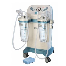 Aspirateur Clinic plus mpr 2 pots de 5 l 230v + pédale et régulateur de débit