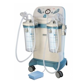 Aspirateur Clinic plus mpr 2 pots de 5 l 230v + pédale et régulateur de débit