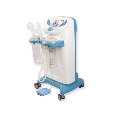 Aspirateur hospi plus full mpr avec 2 récipients de 5 l 230 v, pédale et régulateur de débit