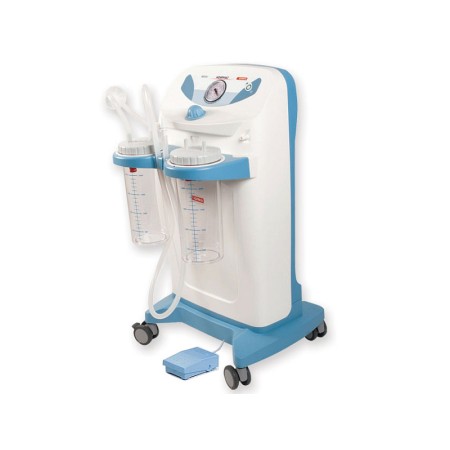 Clinic plus 2 x 2 litre suction cup with foot pedal and flow regulator