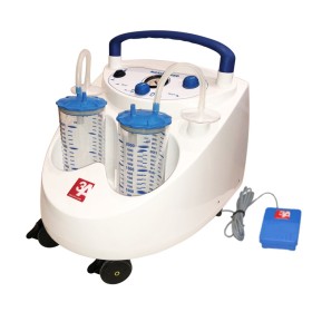 Aspiratore maxi aspeed 90 litri - 2 vasi da 2 l + pedale - 230v