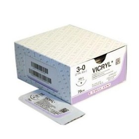 Ethicon Vicryl Absorbable Suture - 4/0 Needle 17 mm