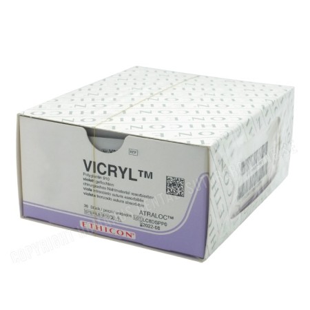 Vstrebateľný steh ethicon vicryl - ihla 3/0 24 mm