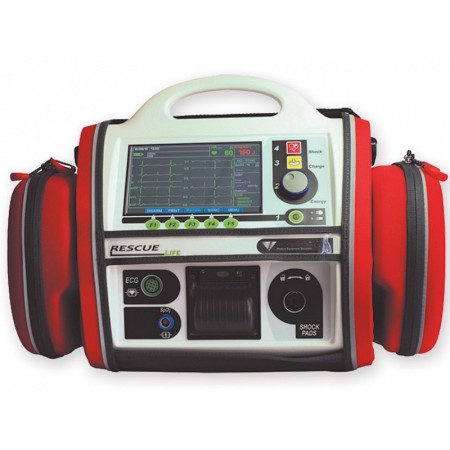 Défibrillateur rescue life 7 aed - italien