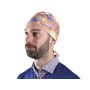 Patterned cap - fish - m