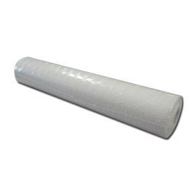 Embossed polyethylene roll - 68 m x 50 cm - light blue