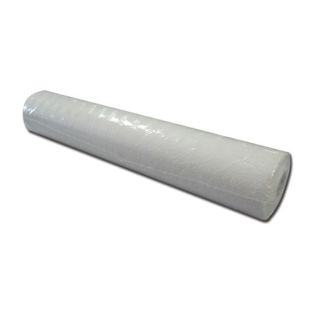 Embossed polyethylene roll - 68 m x 50 cm - light blue