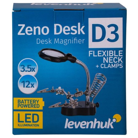Lente d’ingrandimento levenhuk zeno desk d3
