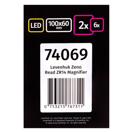 Zeno read zr14 levenhuk lupa