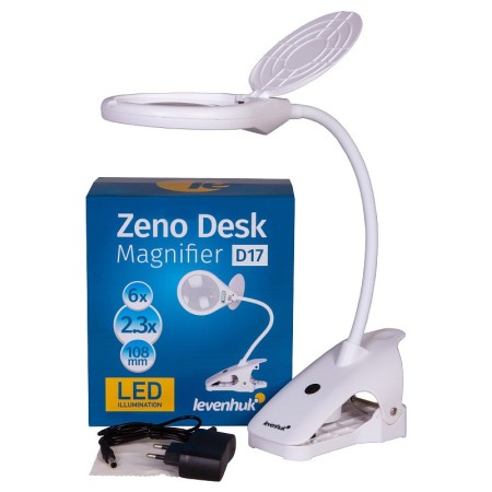 Lente d’ingrandimento levenhuk zeno desk d17