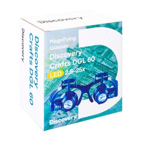 Occhiali d’ingrandimento levenhuk discovery crafts dgl 60