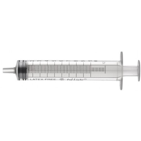 Seringue 3 pièces sans aiguille - 10 ml central cl - paquet de 100 pièces.