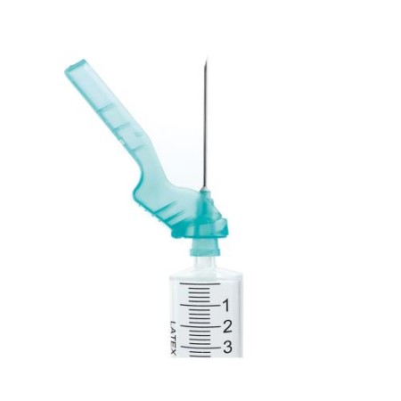 3-piece syringe with safety needle 21g - 10ml central luer cone - pack 50 pcs.