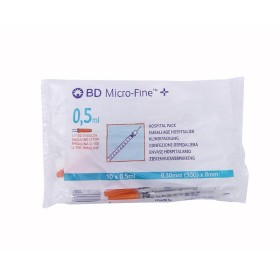 Bd micro-fine syringe 0,5ml - 8mm - 30g - 324827 - pack 300 pcs.