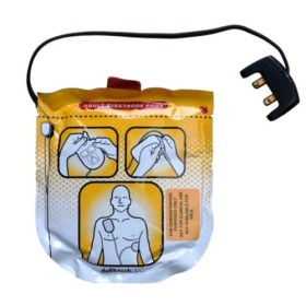 Coppia di piastre defibtech lifeline view elettrodi adulto
