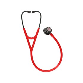 Littmann cardiology iv - 6182 - rosso - finitura nera