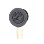 Littmann cardiology iv - 6186c - alabaster - schwarzes finish - schwarzer konnektor