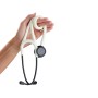 Littmann cardiology iv - 6186c - alabastro - finitura nera - connettore nero