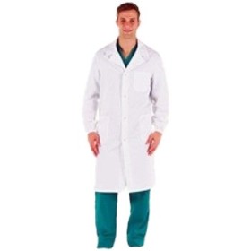 White coat - cotton - man xs