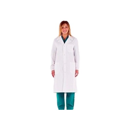 White coat - cotton - woman xs