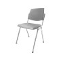 Chaise empilable - gris