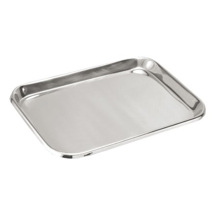 Stainless steel mayo tray - 254x165x18 mm