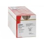 Truglyde snelhechtende draad, dikte 5/0, 1/2 gebogen, naald 17 mm - 75 cm - kleurloos - verpakking van 12 stuks.