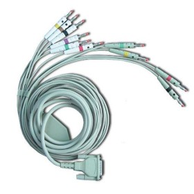 10-Kanal-EKG-Kabel für Rettungsleben 5, 7 und 7