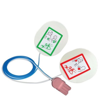 Compatible pediatric plaques for defib. Philips Laerdal Medical - 5 Pairs