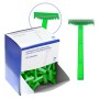 Double-blade razor for trichotomy - pack 100 pcs.