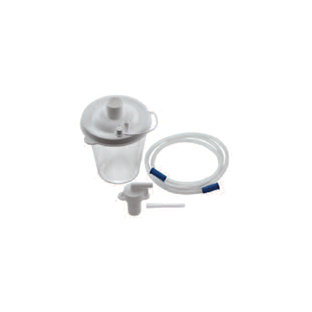 Nowy wymienny słoik o pojemności 800 ml do vacuaid devilbiss w komplecie z wbudowanym filtrem i wężem