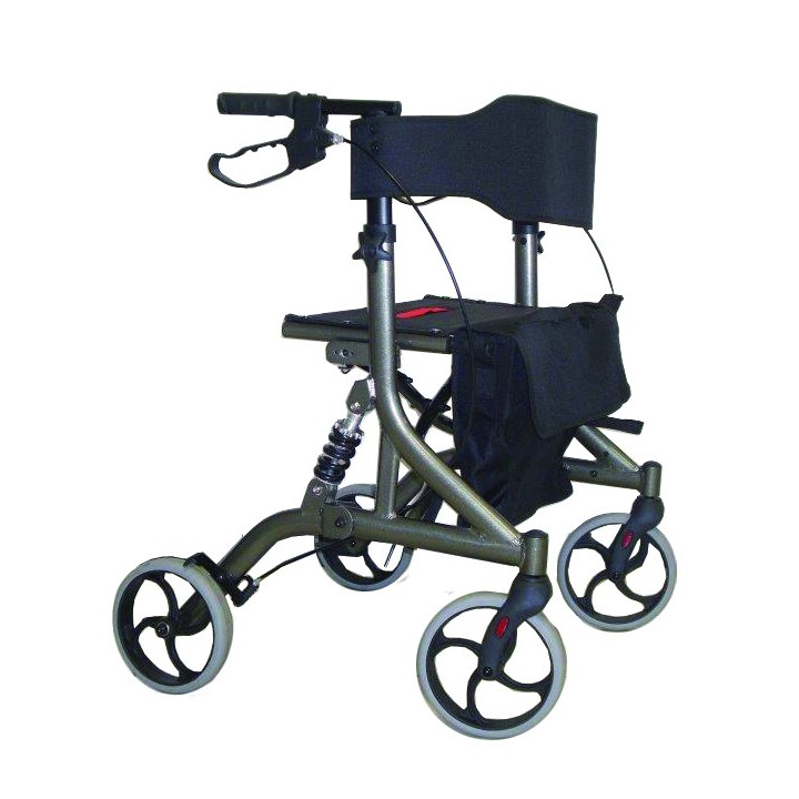 Rollator-Gehhilfe aus Duraluminium, 4 Räder, Modell ENERGYC bariatrisch