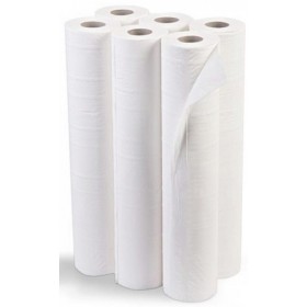 2-ply sheets in pure cellulose 59cm x 80m - Box with 6 rolls