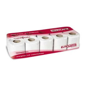 TecnoCell 2-laags toiletpapier met reliëf voor huishoudelijk gebruik - 10 rollen