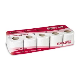 TecnoCell Papier toilette gaufré 2 plis à usage domestique - 10 rouleaux