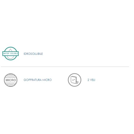 Tecnocell 2-ply embossed toilet paper for domestic use - 10 rolls