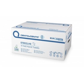 Toallas plegadas en V Ecolabel 2v Ct 3000 uds - 15x200pcs