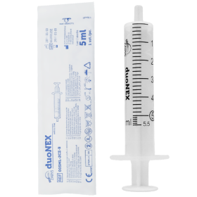 Needleless syringe 5 ml duoNEX with eccentric Luer cone - 100 pcs