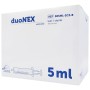 Bezihličková striekačka 5 ml duonex s excentrickým luer kužeľom - 100 kusov