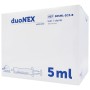 Bezjehlová stříkačka 5 ml duoNEX s excentrickým kuželem Luer - 100 ks