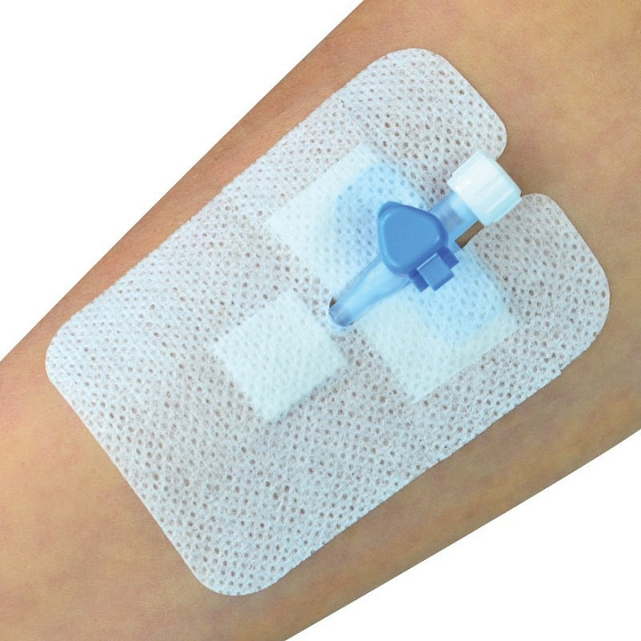 Curativo Elastopor IV para fixação de cânula 5,1 x 7,6 cm - 100 unidades.