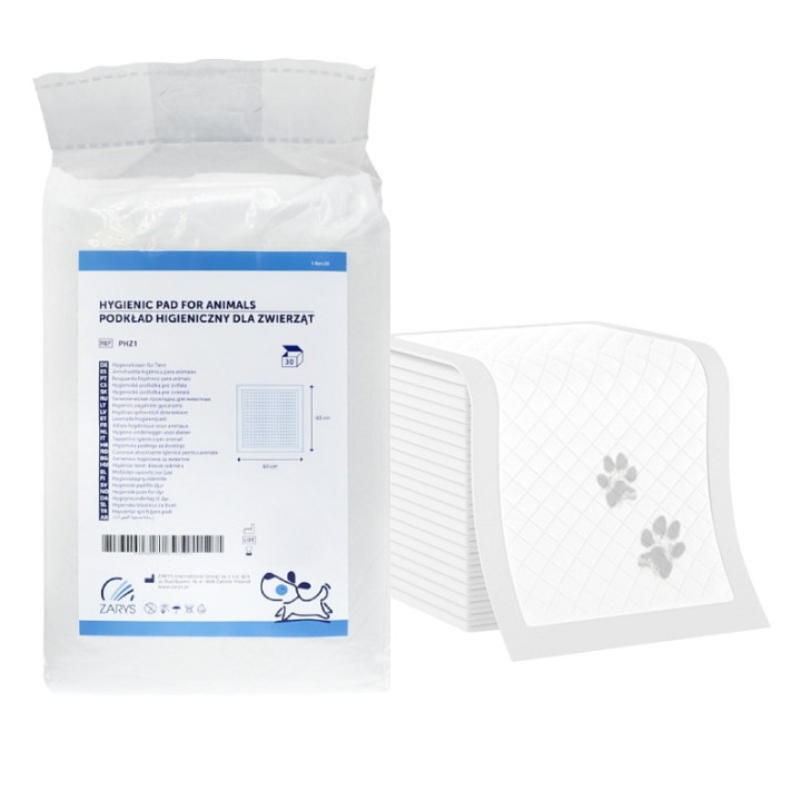 Absorbent Pet Mats 60x60 cm - 30 Pieces