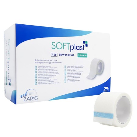 Softplast netkani flaster 2,5 cm x 5 m - 12 komada