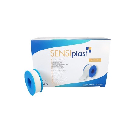 Sensiplast witte stoffen gipsrol 1,25 cm x 5 m - 24 rollen