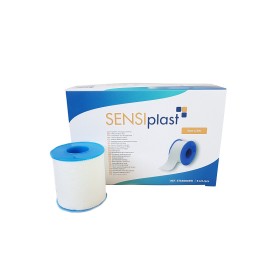 SENSIplast Bobine de plâtre en tissu blanc 2,5 cm x 5 m - 12 rouleaux